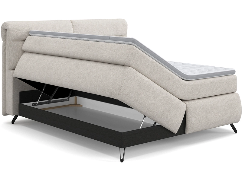 Boxspringbett SWISS HOME STYLE AMBER elfenbein