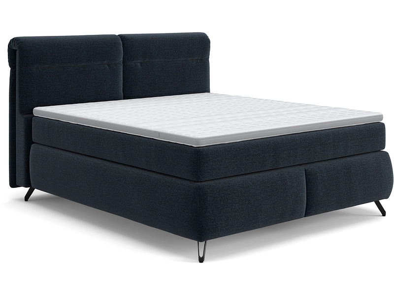 Boxspringbett SWISS HOME STYLE AMBER blau Boxspringbett SWISS HOME STYLE AMBER blau