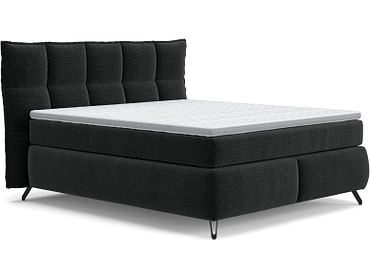 Boxspring SWISS HOME STYLE AGATA grigio scuro