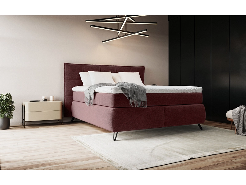 Boxspring SWISS HOME STYLE AGATA bordeaux