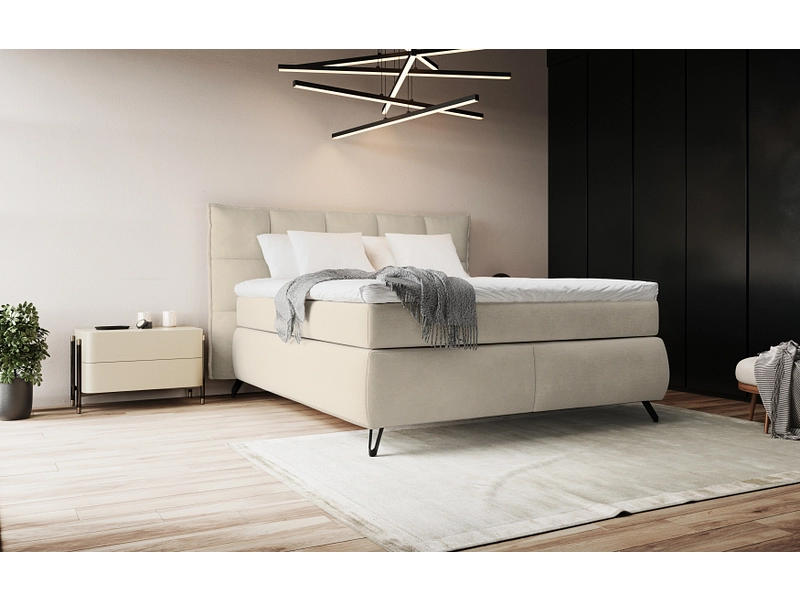 Boxspringbett SWISS HOME STYLE AGATA beige