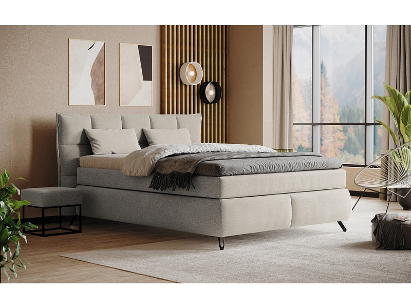 Boxspringbett SWISS HOME STYLE AGATA beige