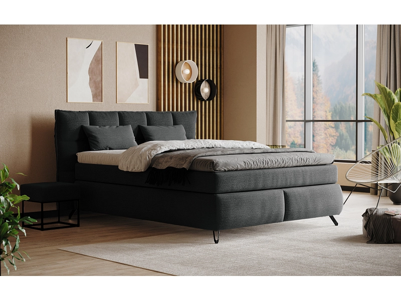 Boxspring SWISS HOME STYLE AGATA noir