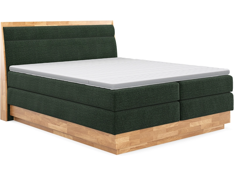 Boxspringbett SWISS HOME STYLE ONYX dunkelgrün Boxspringbett SWISS HOME STYLE ONYX dunkelgrün