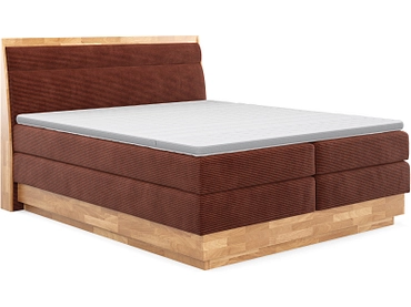 Boxspringbett SWISS HOME STYLE ONYX terrakotta