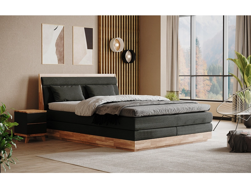 Boxspring SWISS HOME STYLE ONYX noir