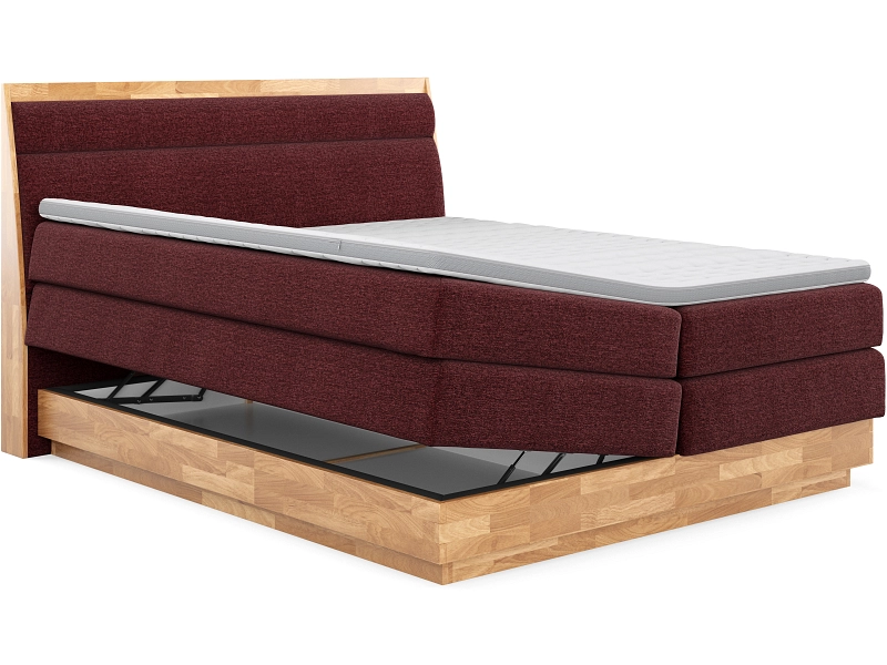 Boxspring SWISS HOME STYLE ONYX bordeaux