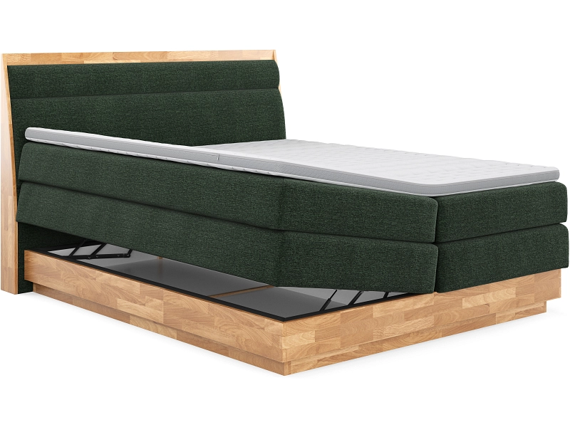Boxspring SWISS HOME STYLE ONYX verde scuro