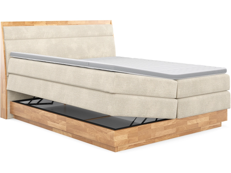 Boxspringbett SWISS HOME STYLE ONYX beige