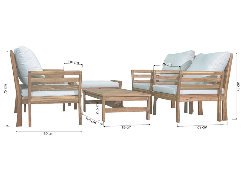 Set da giardino MALTE