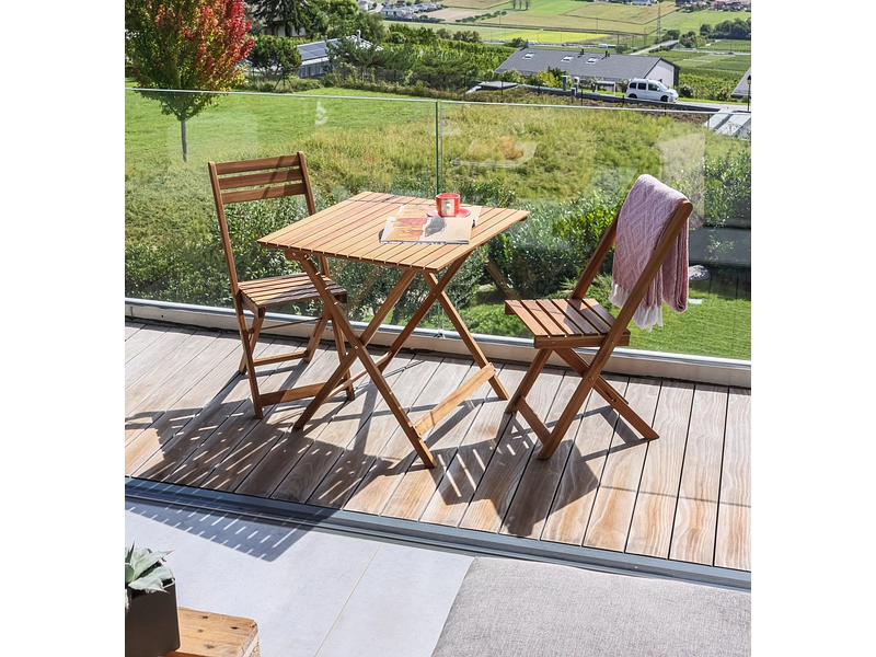 Set Gartentisch und Gartenstühle BISTRO