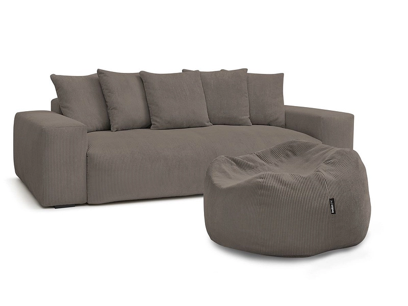 3er Sofa mit Hocker BOBOCHIC VOLTAIRE 3er Sofa mit Hocker BOBOCHIC VOLTAIRE