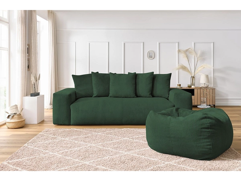 3er Sofa mit Hocker BOBOCHIC VOLTAIRE 3er Sofa mit Hocker BOBOCHIC VOLTAIRE