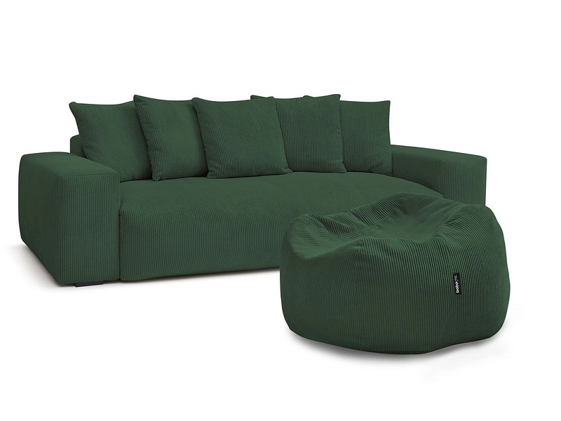 3er Sofa mit Hocker BOBOCHIC VOLTAIRE 3er Sofa mit Hocker BOBOCHIC VOLTAIRE
