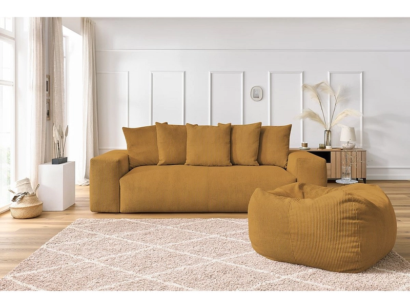 3er Sofa mit Hocker BOBOCHIC VOLTAIRE 3er Sofa mit Hocker BOBOCHIC VOLTAIRE