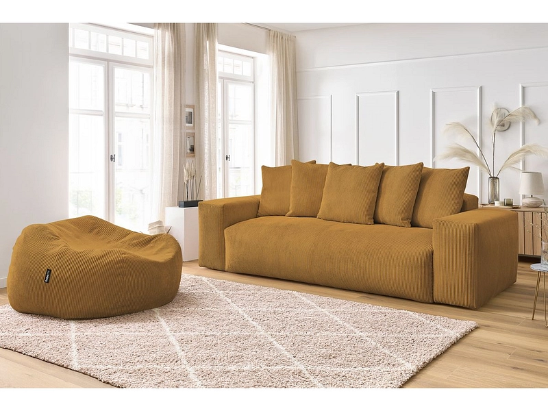 3er Sofa mit Hocker BOBOCHIC VOLTAIRE 3er Sofa mit Hocker BOBOCHIC VOLTAIRE