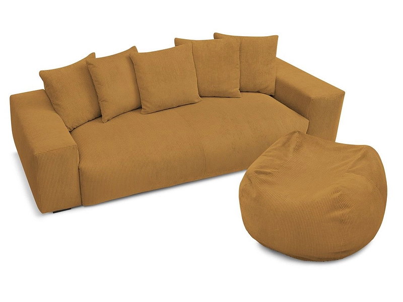 3er Sofa mit Hocker BOBOCHIC VOLTAIRE 3er Sofa mit Hocker BOBOCHIC VOLTAIRE