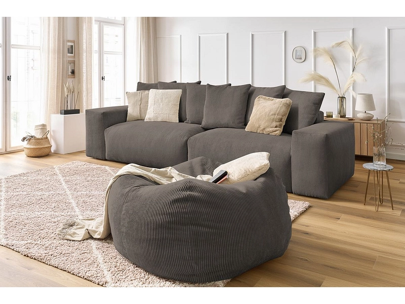 Sofa mit Hocker BOBOCHIC VOLTAIRE