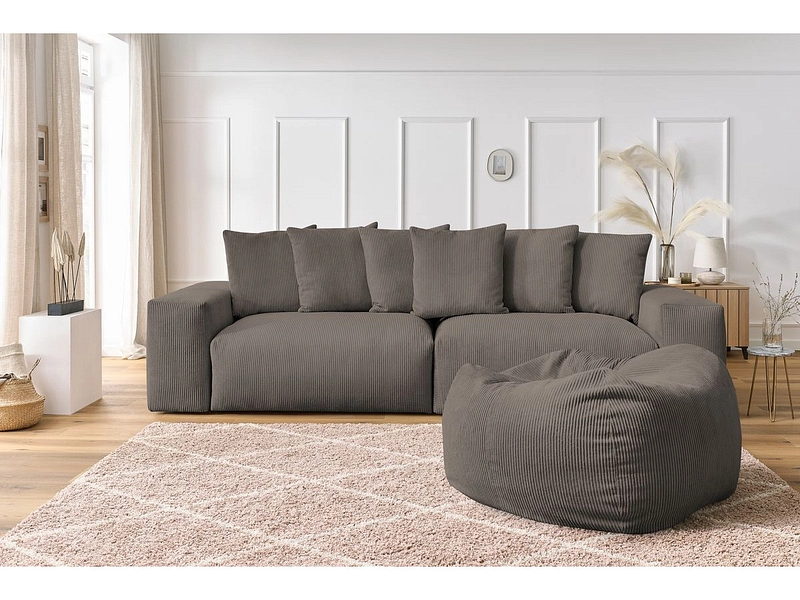 Sofa mit Hocker BOBOCHIC VOLTAIRE