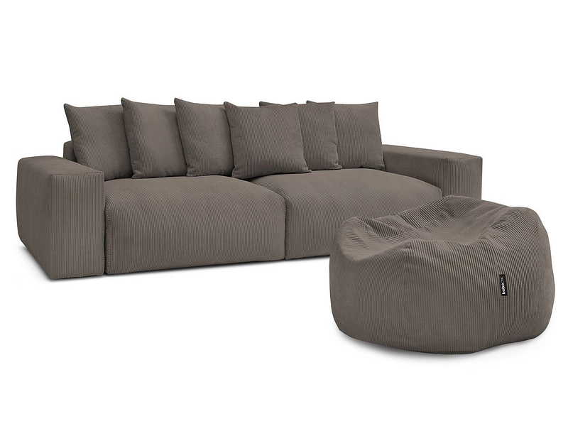 Sofa mit Hocker BOBOCHIC VOLTAIRE