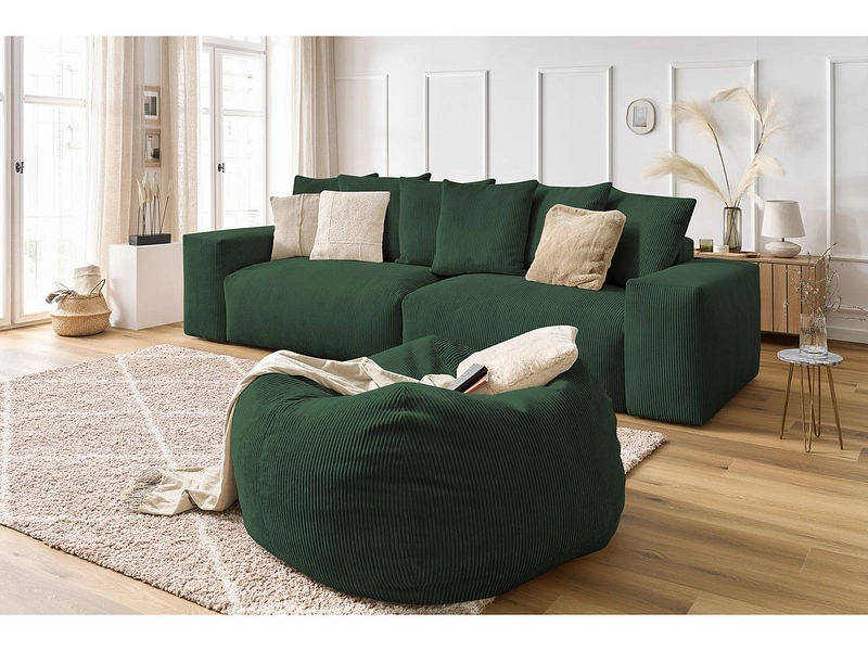 Sofa mit Hocker BOBOCHIC VOLTAIRE