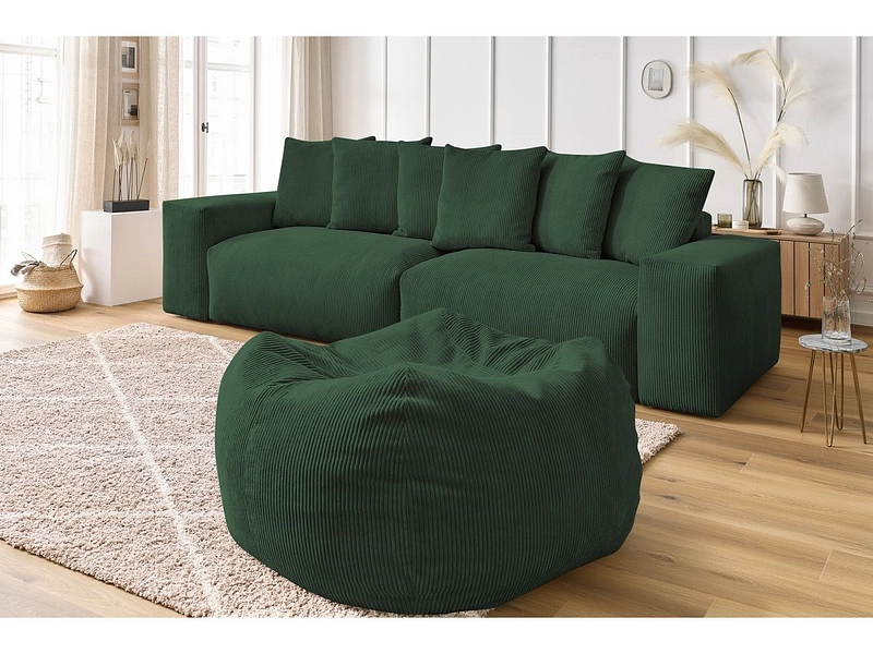 Sofa mit Hocker BOBOCHIC VOLTAIRE