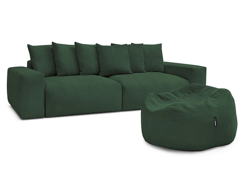 Sofa mit Hocker BOBOCHIC VOLTAIRE