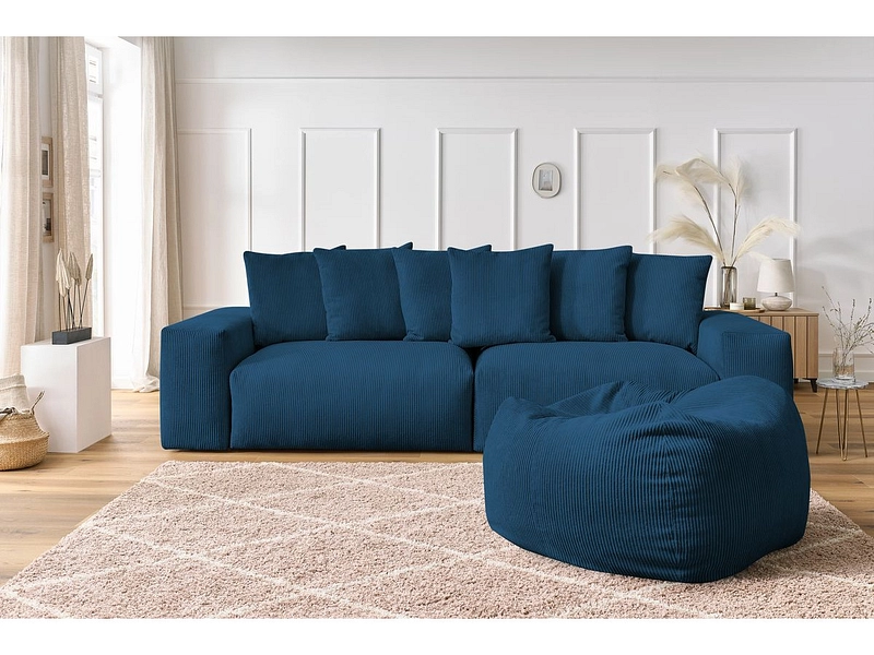 Sofa mit Hocker BOBOCHIC VOLTAIRE