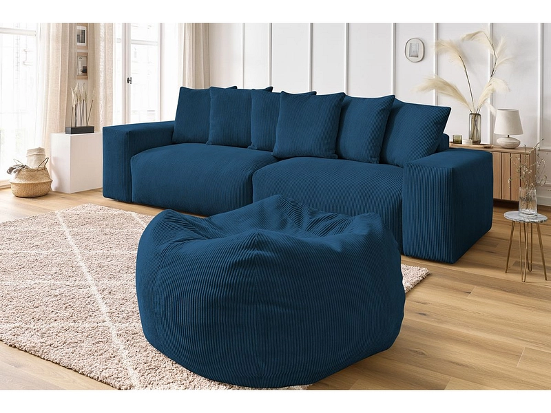 Sofa mit Hocker BOBOCHIC VOLTAIRE