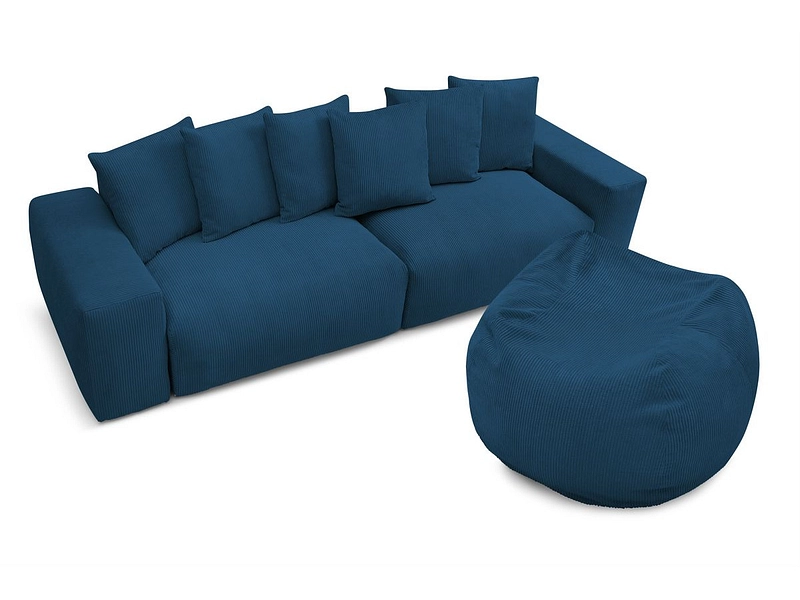 Sofa mit Hocker BOBOCHIC VOLTAIRE