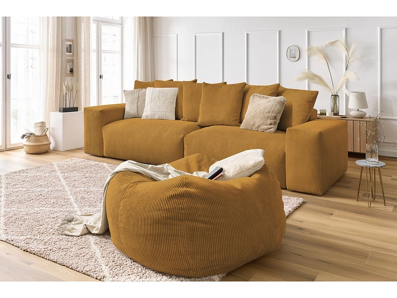 Sofa mit Hocker BOBOCHIC VOLTAIRE