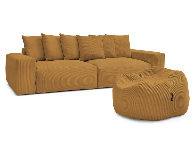 Sofa mit Hocker BOBOCHIC VOLTAIRE