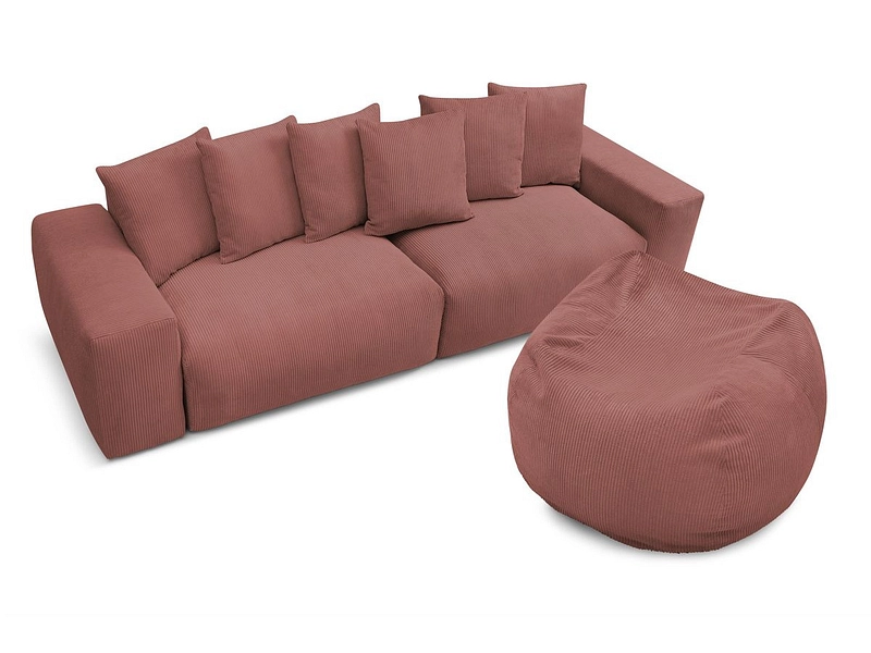 Sofa mit Hocker BOBOCHIC VOLTAIRE Sofa mit Hocker BOBOCHIC VOLTAIRE