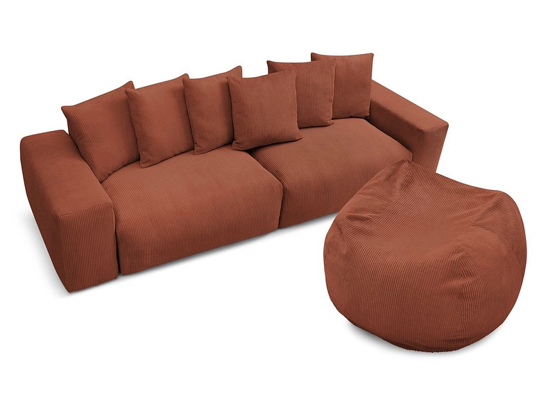 Sofa mit Hocker BOBOCHIC VOLTAIRE Sofa mit Hocker BOBOCHIC VOLTAIRE