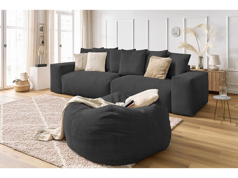 Sofa mit Hocker BOBOCHIC VOLTAIRE