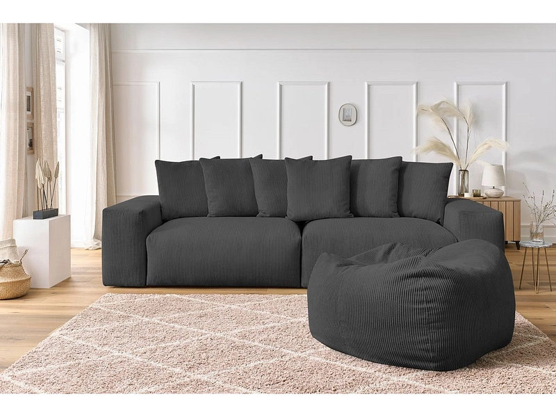 Sofa mit Hocker BOBOCHIC VOLTAIRE