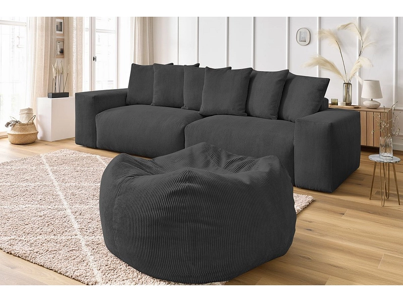 Sofa mit Hocker BOBOCHIC VOLTAIRE