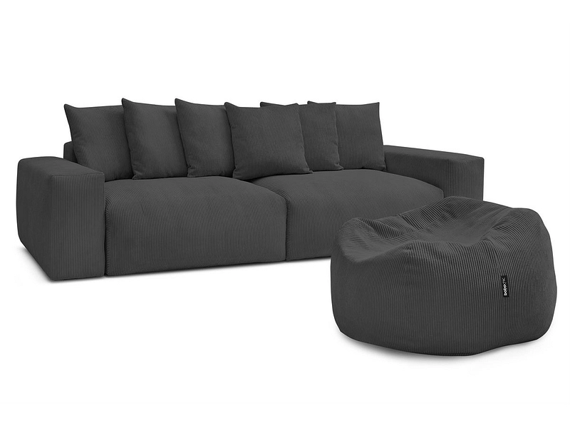 Sofa mit Hocker BOBOCHIC VOLTAIRE