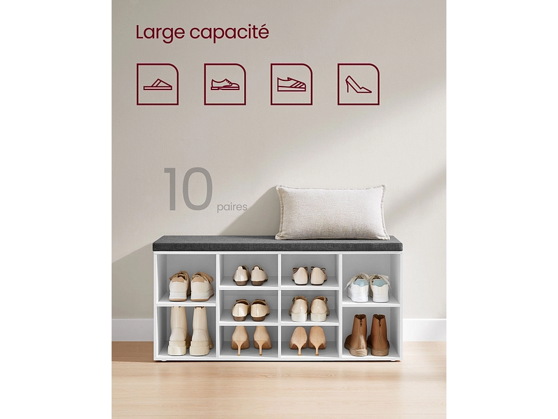 Banc à chaussures SONGMICS BENCH