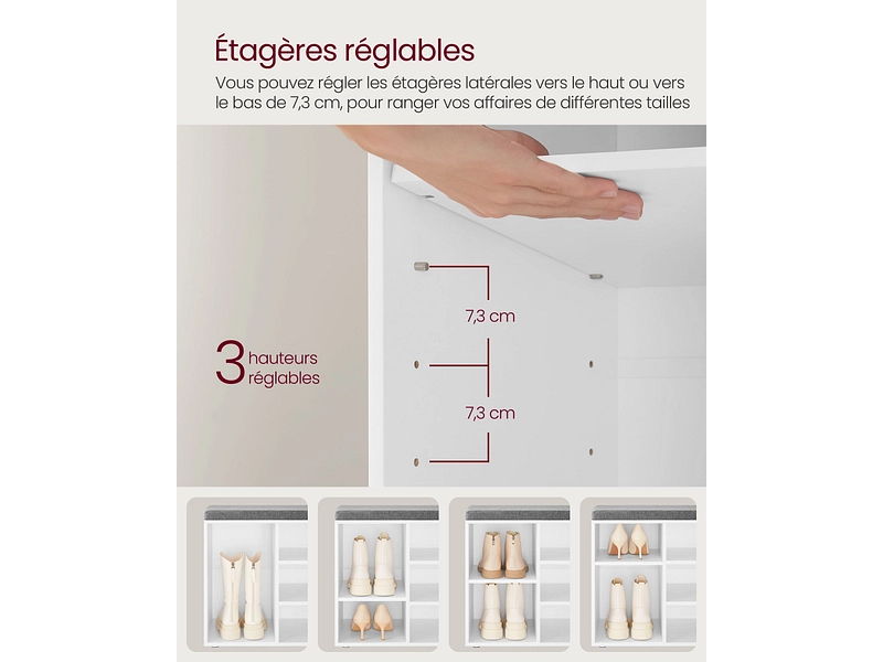 Banc à chaussures SONGMICS BENCH