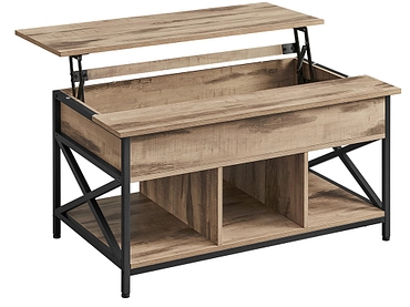 SONGMICS Table basse RUSTIK