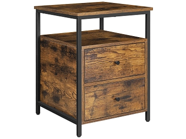 Nachttisch SONGMICS RUSTIK 2 Schubladen