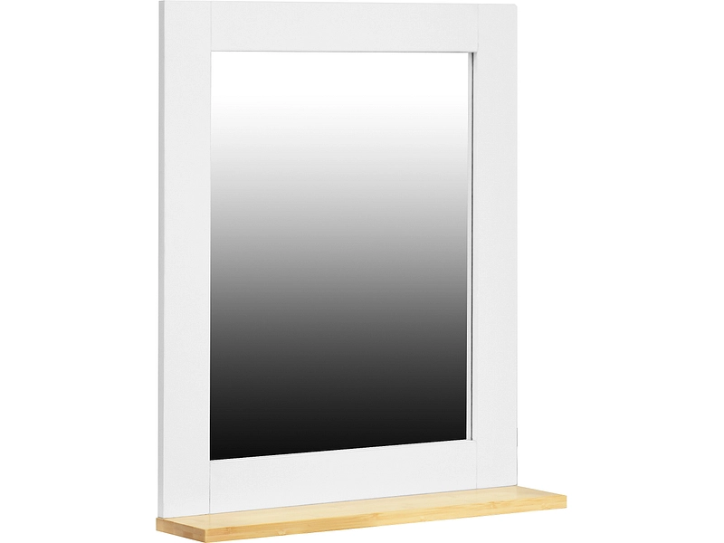 Miroir de salle bain rectangle SEVILLA 48x60cm blanc