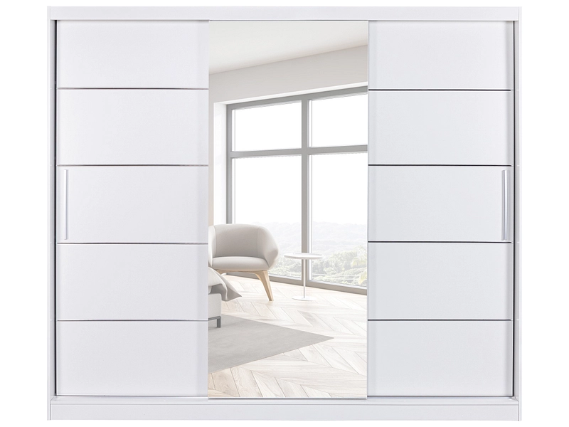 Armoire portes coulissantes AVILA blanc