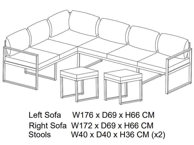 Set da giardino SAMY