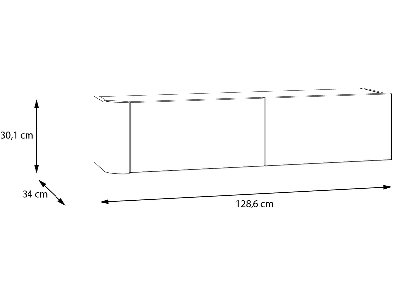Mensola a muro BREATHTAKER