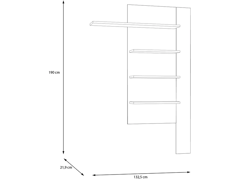 Mensola a muro BREATHTAKER