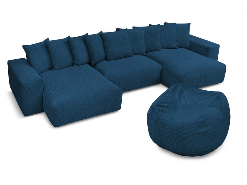 Panorama-Ecksofa mit Hocker BOBOCHIC VOLTAIRE Panorama-Ecksofa mit Hocker BOBOCHIC VOLTAIRE