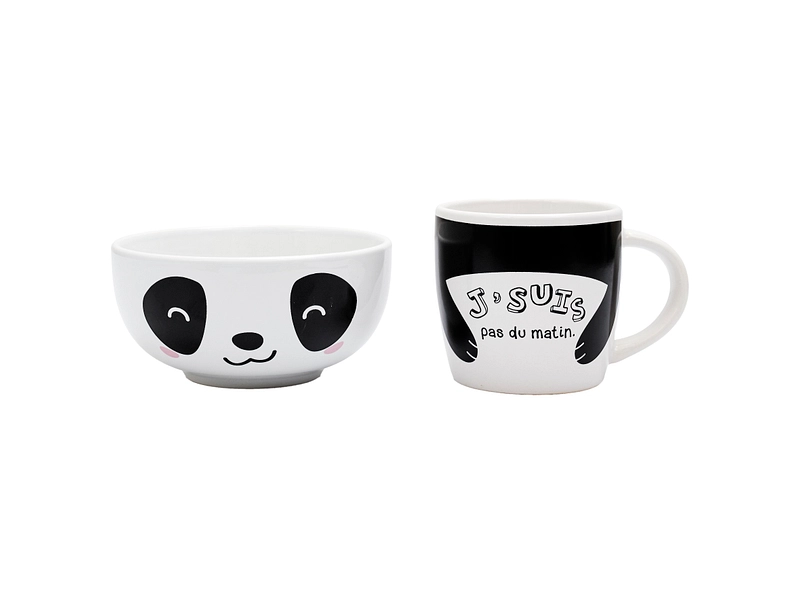 THE CONCEPT FACTORY Set aus Becher und Schüssel KAWAII