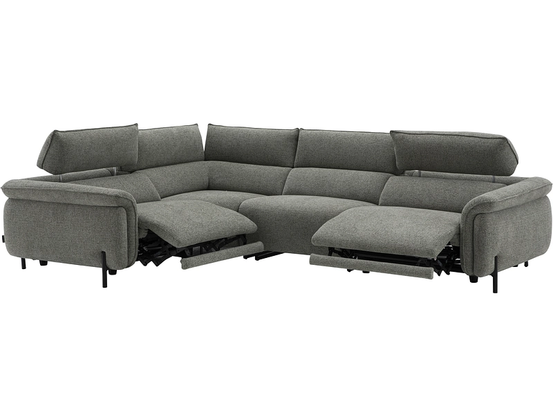 Ecksofa CAMPO DE FIORI SOHAN Stoff grün